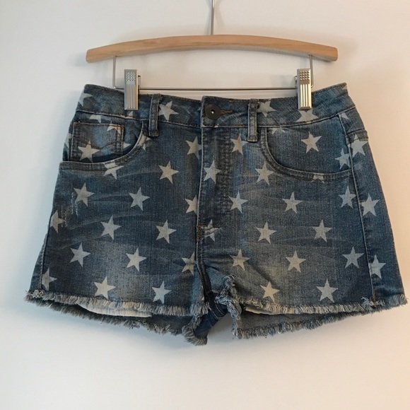 Star print Denim shorts - Picture 8 of 8